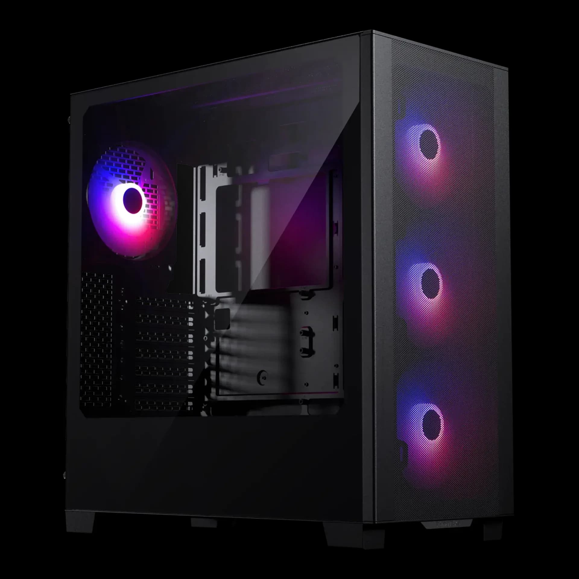 Phanteks XT Pro Ultra Black: caja de ambas configuraciones, sin componentes montados.