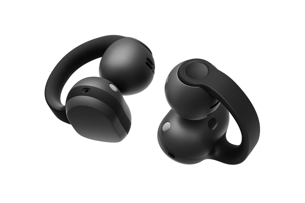 Auriculares Samsung Galaxy Buds On de color negro, vistos en primer plano sobre fondo blanco.